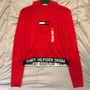 BRAND NEW Tommy Hilfiger sweater with hood